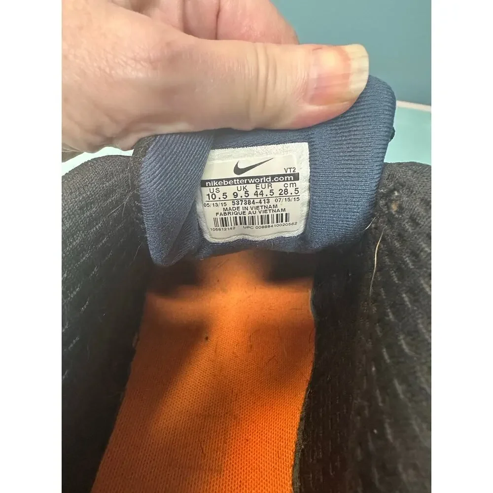 Nike Air Max 90 Essential 'Squadron Blue'  Blue - Black - Safety Orange 10.5 - Picture 4 of 7